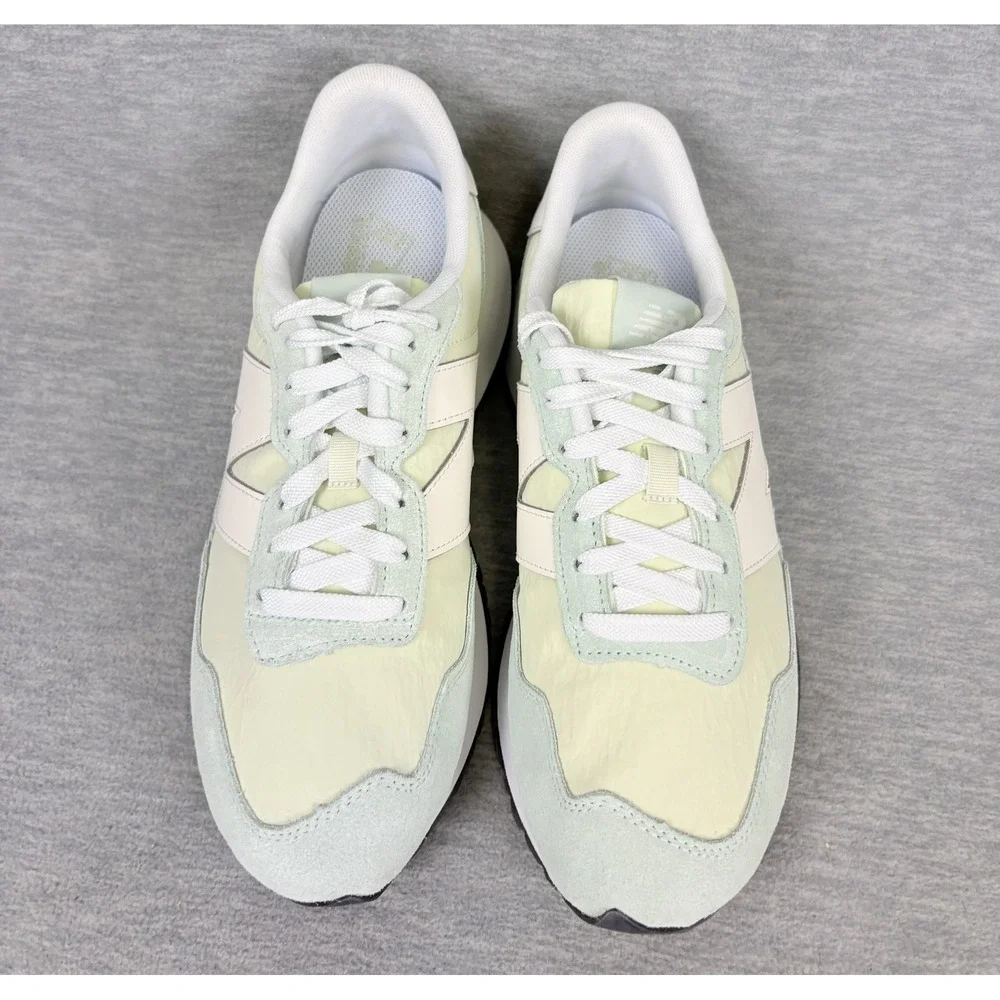 New Balance 237 Womens 9.5 Mint Green Cream Grey White Running Sneakers - Picture 11 of 11
